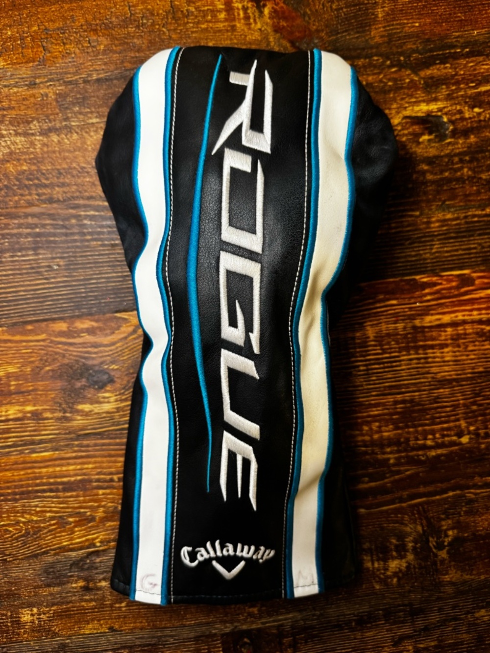 Callaway Rogue Driver Headcover Black White Blue OEM Golf Head Cover